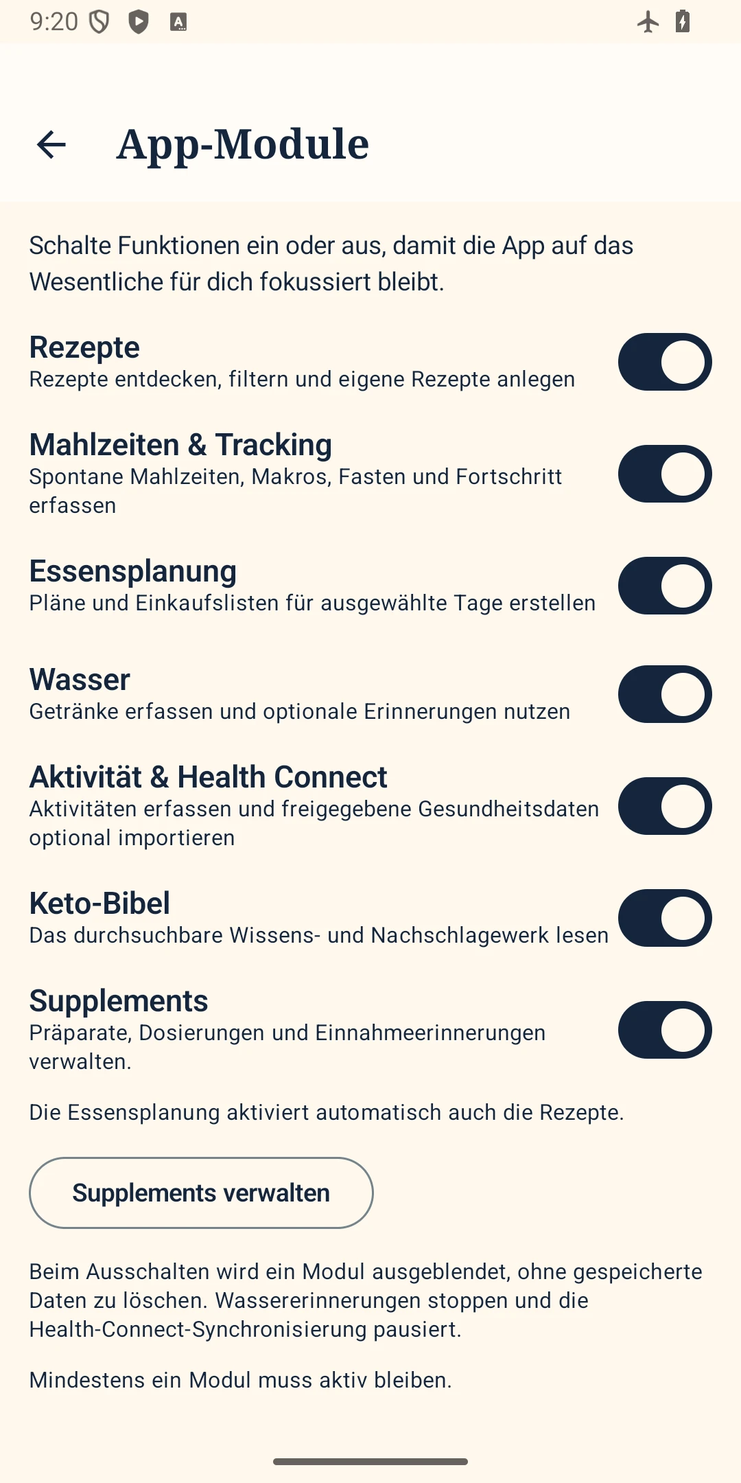 Eine Übersicht, die zu dir passt