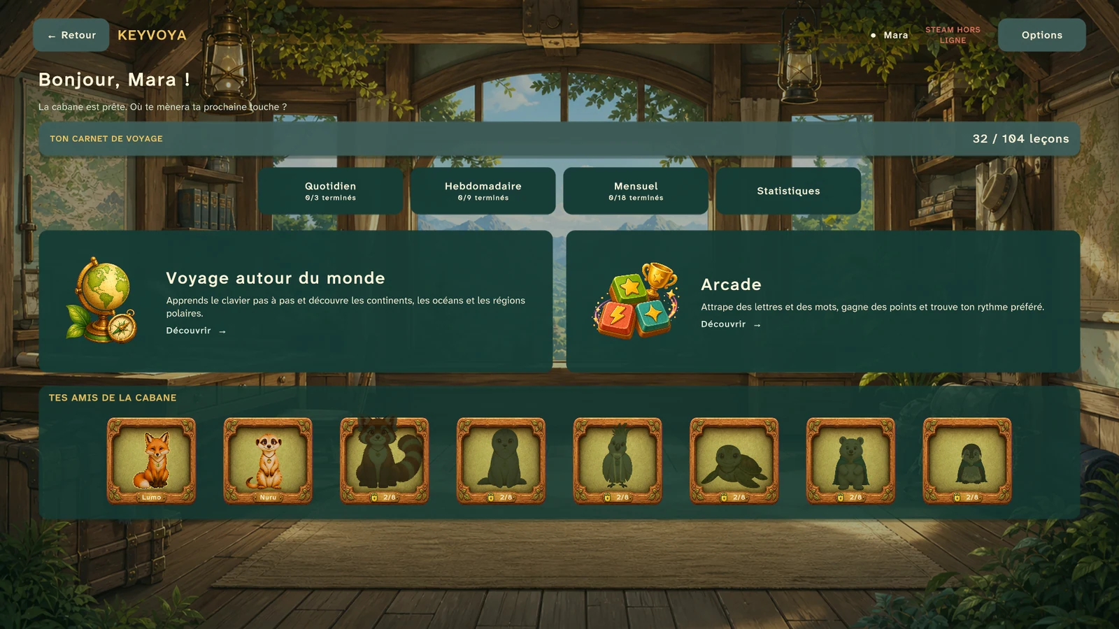 Bienvenue dans la cabane